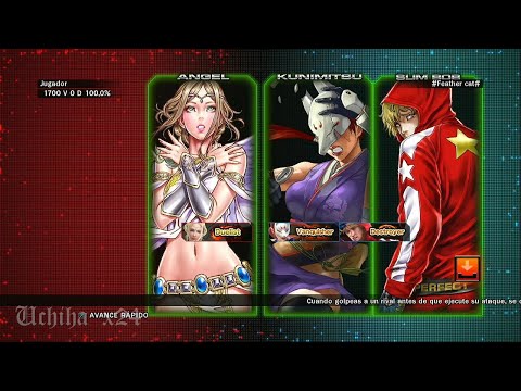 Angel vs Kunimitsu y Slim Bob - Tekken Tag 2 ( Uchiha x24 )