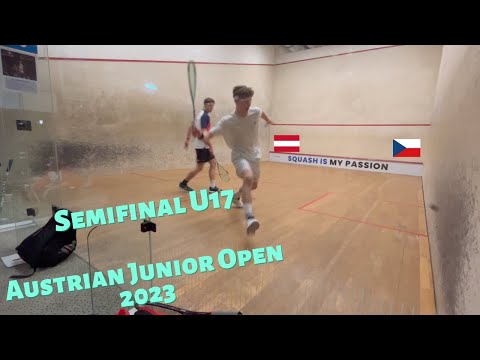 Austrian Junior Open 2023 - Semifinal U17 - Austrian boy vs. Czech boy - last two games