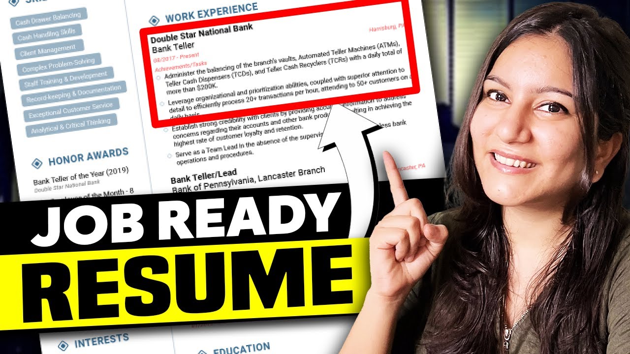 What should a fresher resume look like?
