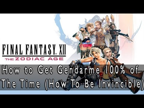 Final Fantasy XII The Zodiac Age How To Get The Gendarme 100% Every Time (Best Item In Game)