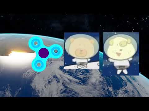 FUNNY DOG, BEAR, PIG AND CAT - FIDGET SPINNER SPACE ADVENTURE!