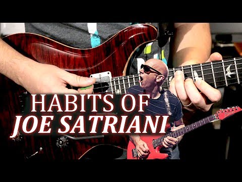 Guitar Habits of Joe Satriani