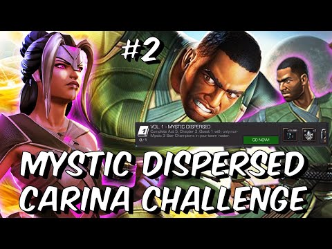 Mystic Dispersed - Carina Challenge #2 - 5.3 With 3 Star Champions! - Marvel Contest of Champions