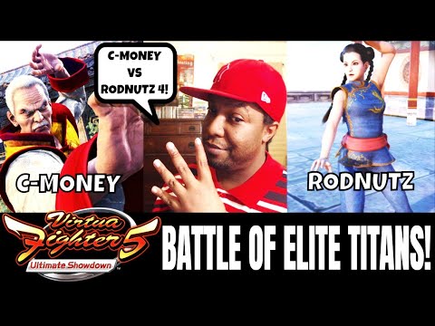 VF5US- BATTLE OF ELITE TITANS! (C-MONEY VS RODNUTZ 4!) Lau Chan VS Pai Chan Matches, FGC, Gaming.