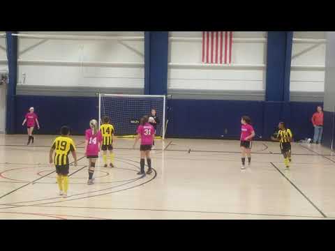 Springfield FC Yellow Wall (yellow) u12 vs CT Kicks Girls  (FUTSAL)