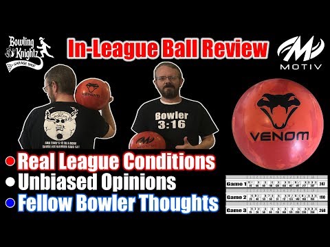 In-League Ball Review - MOTIV VENOM RECOIL - It's a man smell!