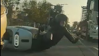 【車禍影片】來打保齡球啊！妳當球~（2024.11.30 高雄市前鎮區瑞隆路