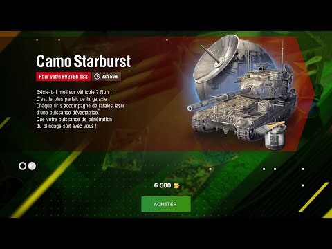 FV215b 183 " Starburst " camo
