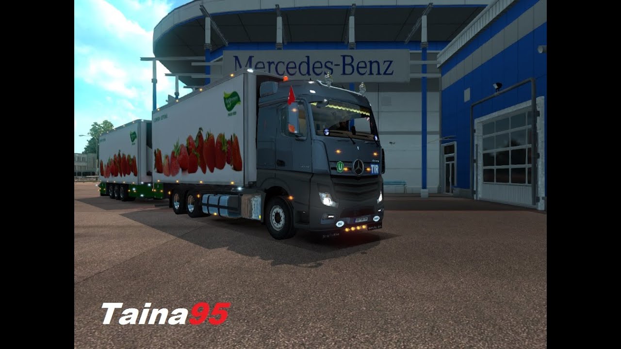 Mercedes Actros MP4 v1.14 mod for ETS 2 Mercedes Actros MP4 v1.14 mod for ETS 2