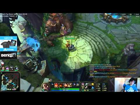 156 C9 Rush Top Corki vs Malphite NA Solo Queue