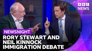 "Communities... are getting angrier and angrier" | Rory Stewart and Neil Kinnock immigration debate