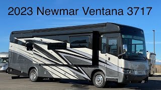 A preview image of the linked video showcasing 2023 Newmar Ventana 3717