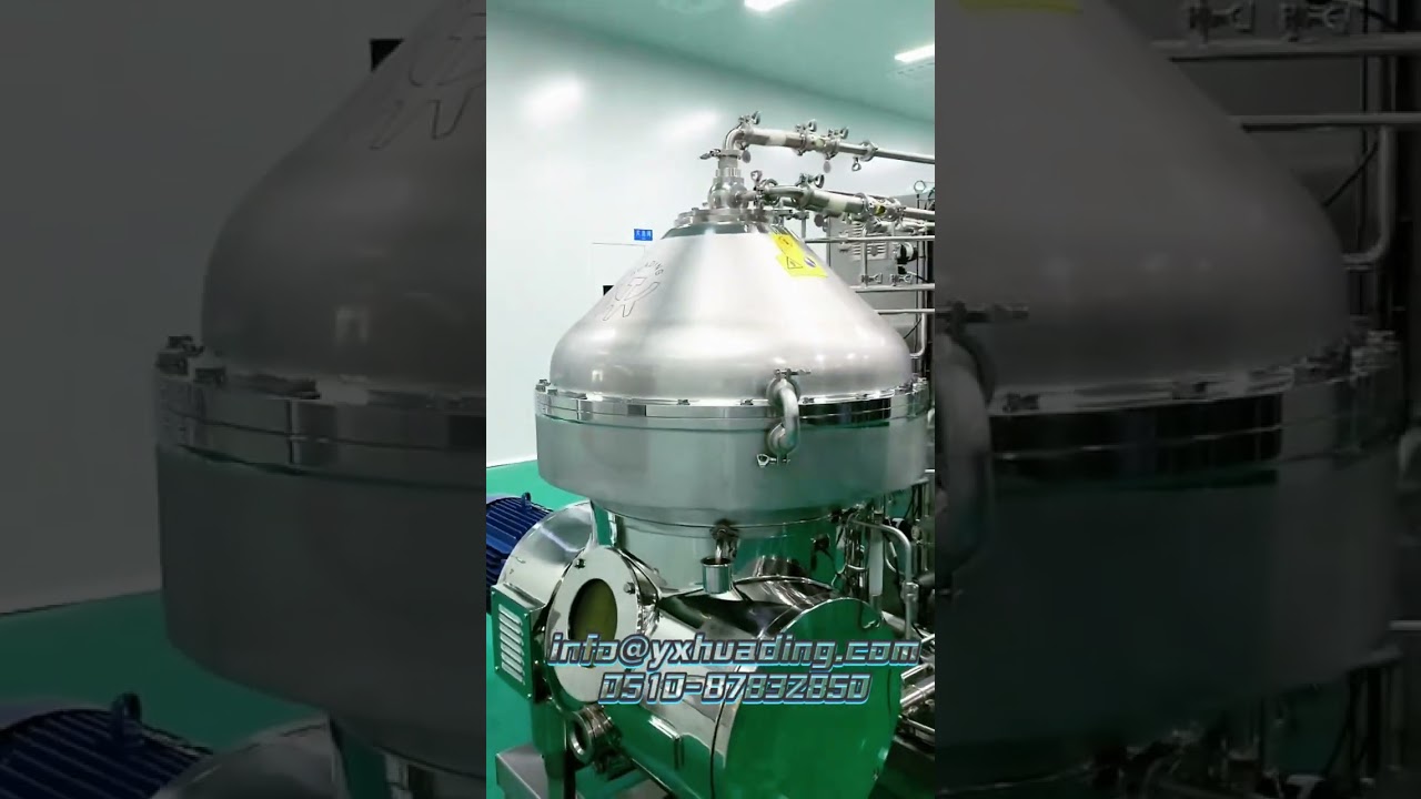 Glycoprotein Fermentation Broth Treatment After Fermentaion - With Huading Disc Separator Unit