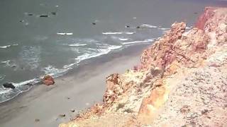 preview picture of video 'Jura sobe as altas falésias e dunas da  PONTA GROSSA em ICAPUÍ - CEARÁ- 2009'