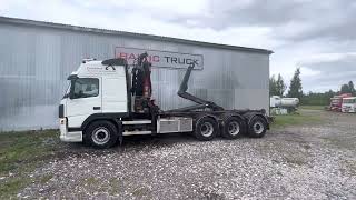 prodaja VOLVO FM12 460, HOOKLIFT + CRANE rol kipera sa kukom slika 5 VOLVO FM12 460, HOOKLIFT + CRANE kamion rol kiper slika 5