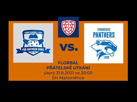 FLORBAL: FBŠ HATTRICK BRNO - Navláčil PANTHERS OTROKOVICE (přátelské utkání)