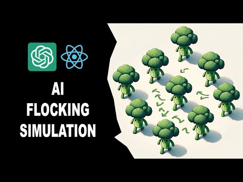 Mit AI eine Flocking-Simulation in unter 15 Minuten erstellen!