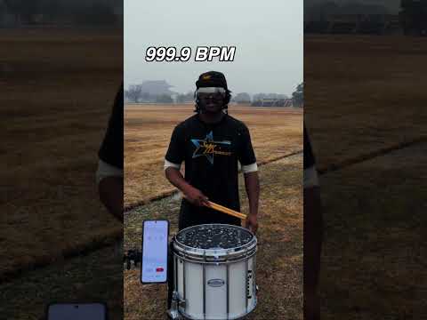 999.9 BPM Triple Stroke Roll. Finished.