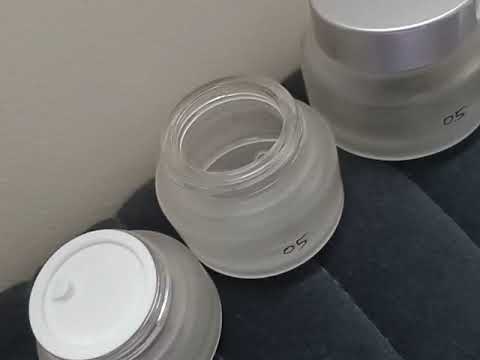 Glass Cream Jar