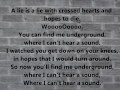 hands and faces by the used lyrics