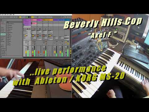 Beverly Hills Cop - Axel F (cover) live on synths and Ableton 10