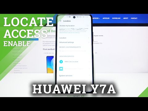 How to Turn Off Device Location on HUAWEI Y7A – Disable Location