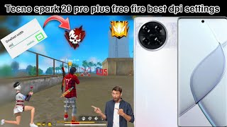 Download lagu Tecno Spark 20 Pro Plus Free Fire Dpi Settings🔥| best headshot dpi settings 💯🎯 mp3