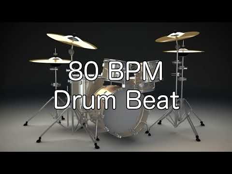 80 BPM Shuffle Drum Beat for Musical Practice