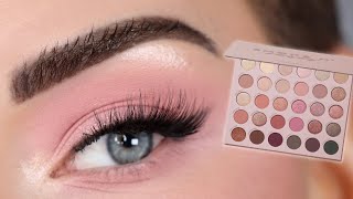 Easy Soft Pink Eyeshadow Tutorial | ColourPop Smoke n' Roses Palette