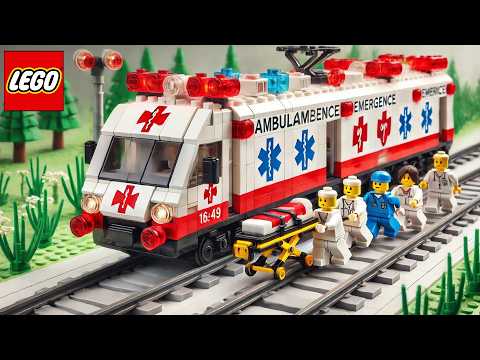 Lego Technic Rescue Train 🚢 All Terrain Emergency Vehicle