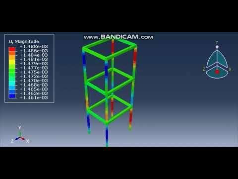 Design of SLIDING LEVER MECHANISM FOR REDUCING EARTHQUAKE ACCELERATION IN BUILDINGs usingABAQUS