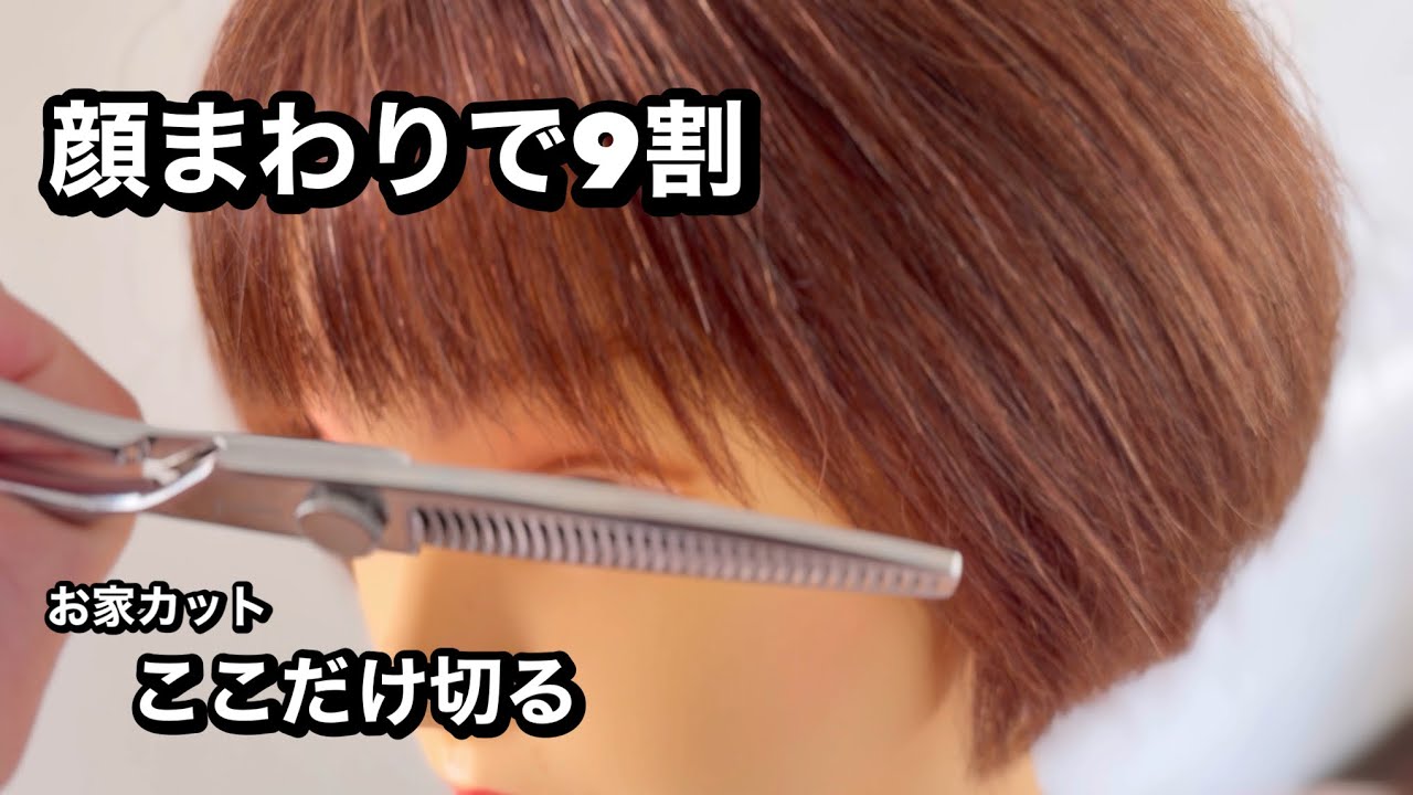 【お家カット】顔まわりで9割決まる！家族ショートを垢抜けさせるコツ