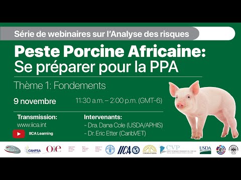 , title : 'Webinar-Peste Porcine Africaine: Se préparer pour la PPA/Thème 1:Fondements de l'analyse des risques'