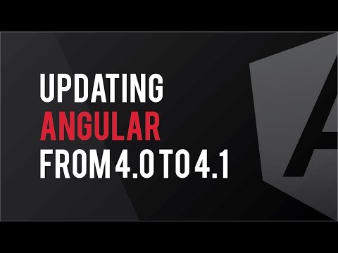 Updating Angular from 4.0 to 4.1