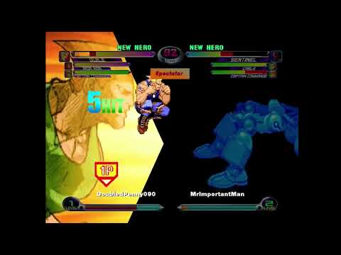 MvC2: Tenderloin - Guile w/Cap AAA 110% Sequence vs Sentinel/Cap .:12.14.22:.