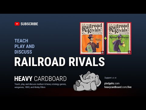 Railroad Rivals: The Robber Baron Expansion 3p Teaching & Play-throughby Heavy Cardboard