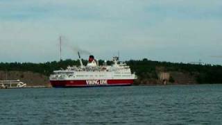 preview picture of video 'Viking Line M/S Rosella - Departure From Mariehamn.'