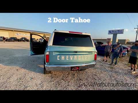 Modern K5 Blazer Tribute on a 2018 Chevy Tahoe