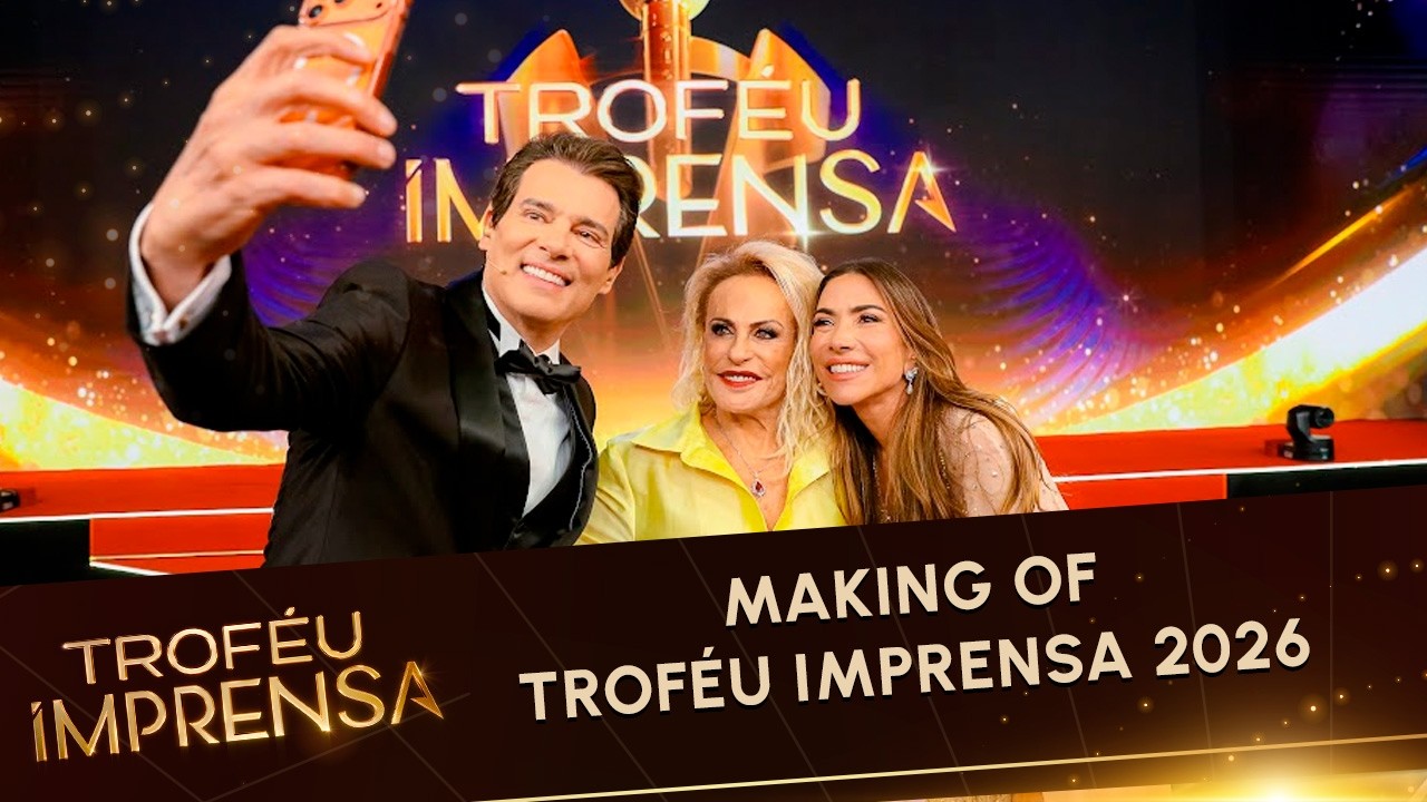 O clima por trás do Troféu Imprensa 2026! Making of completo
