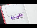 2019 Health & Fitness Bullet Journal Pages thumbnail 1