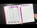 2019 Health & Fitness Bullet Journal Pages thumbnail 3