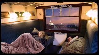 You&#39;re on the train to Hogwarts with Harry &amp; Hermione (Oldies music, rain on window) 3 HOURS ASMR