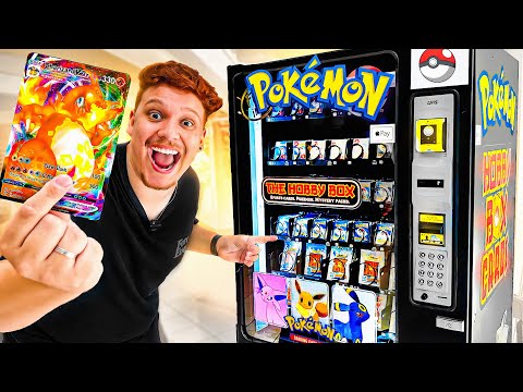 INCRÍVEL! EU ENCONTREI UMA MÁQUINA DE CARDS POKÉMON NOS ESTADOS UNIDOS!