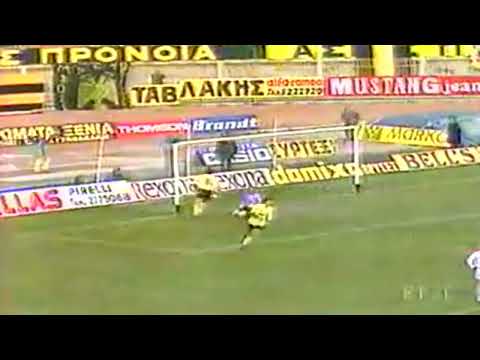 Mirosław Okoński gole ΑΕΚ - Larisa 3-1 Alpha Ethniki 11.02.1990