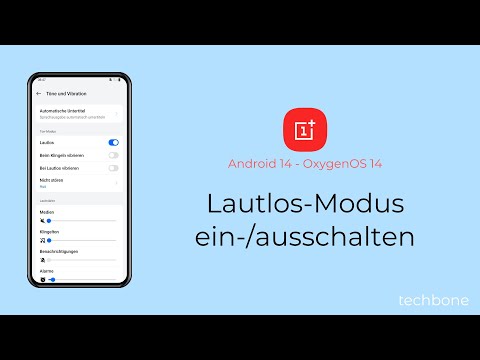 Lautlos-Modus einschalten oder ausschalten - OnePlus [Android 14 - OxygenOS 14]