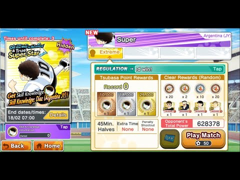 Tips Skill Knowledge ~ Diaz Argentina JY, Twin Drive Shot - Captain Tsubasa Dream Team INDONESIA