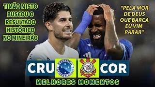 TIMÃO FOI HEROICO | Cruzeiro x Corinthians | Melhores Momentos | Brasileirão | 25/02/2026