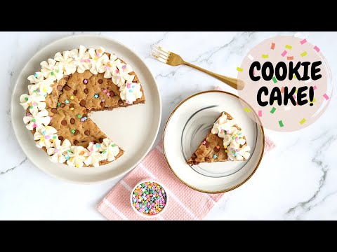 How to Make a Chocolate Chip Cookie Cake | Chocolate Chip Cookie Cake Recipe