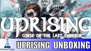 Uprising Curse of the Last Emperor Kickstarter All In Board Game Unboxing in 4k
