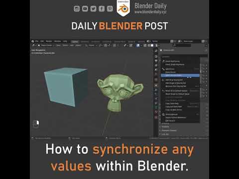 Synchronize any Values in Blender
